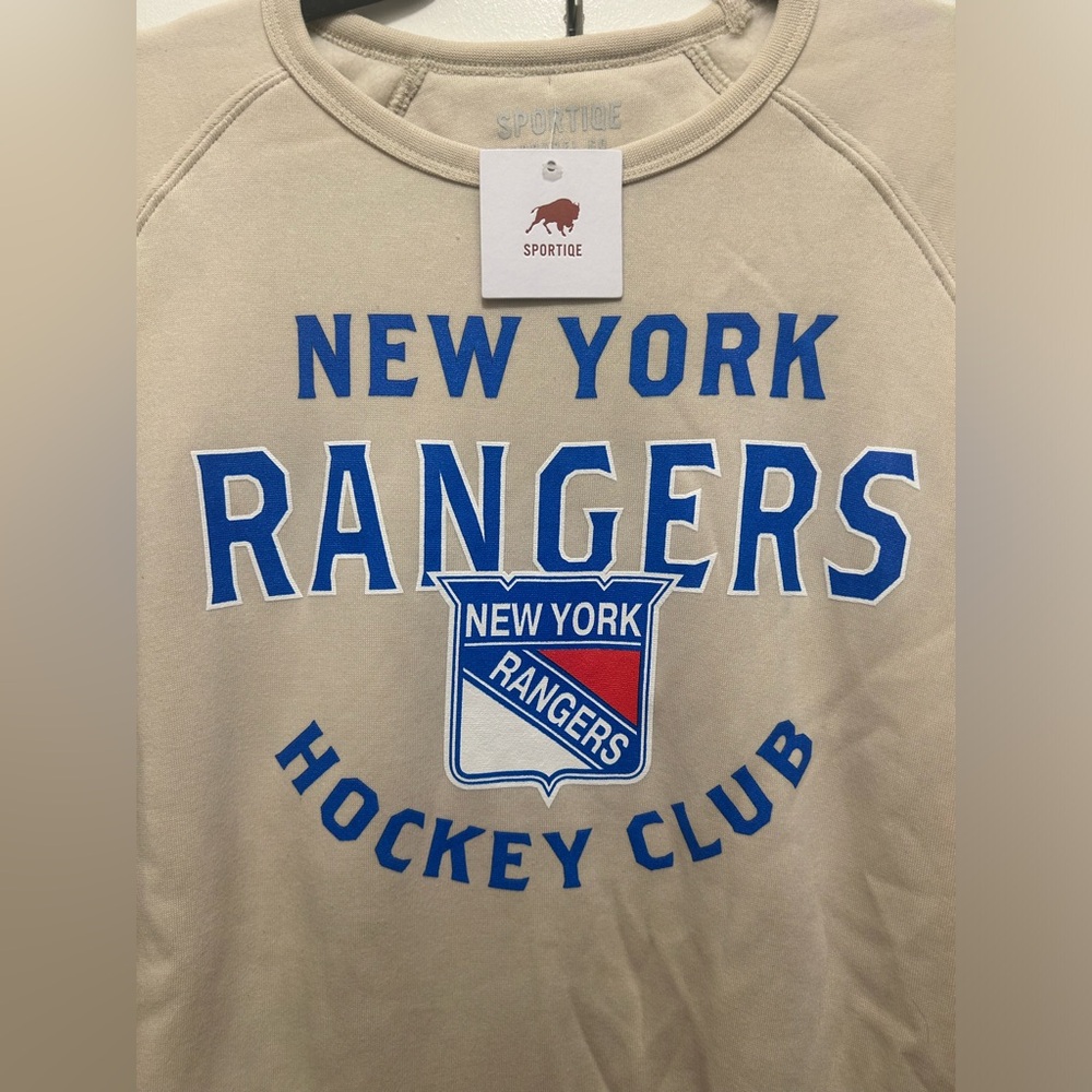 Men’s Sportique New York Rangers (NHL) licensed Crewneck Sweater size Men’s XXL